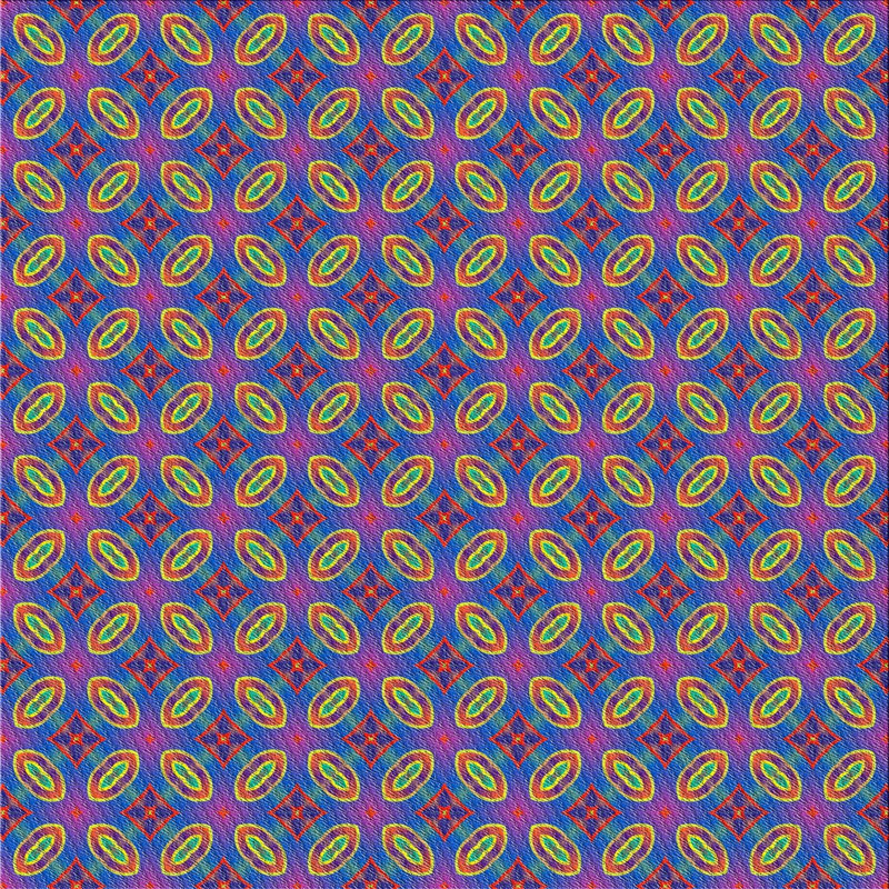 Tapis de zone mauve à motifs Gisèle, Carré 7 pi
