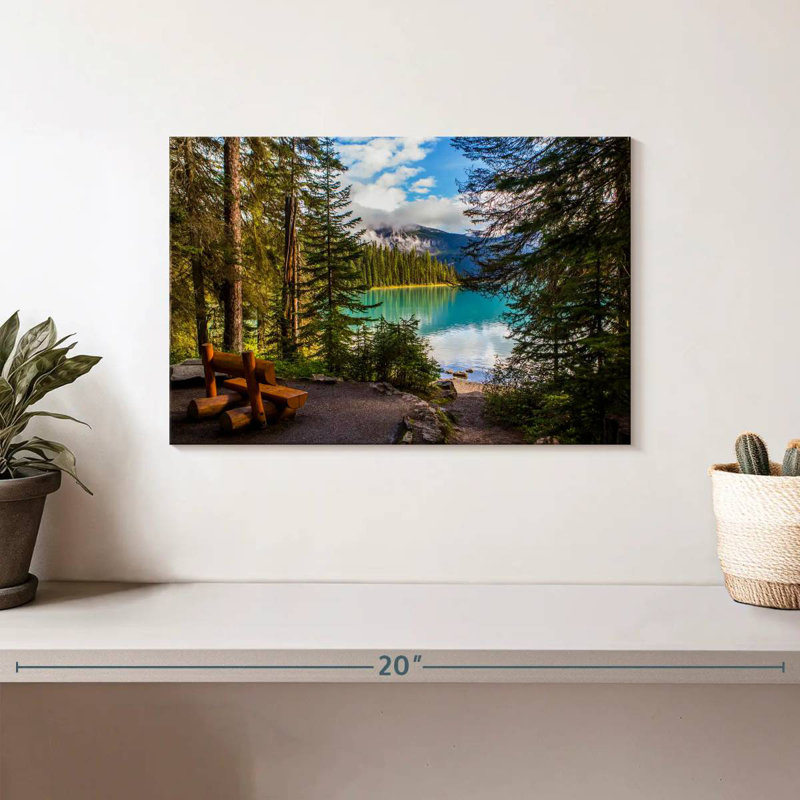 Paysage du lac Alvord Louise, H 8 po x l 12 po
