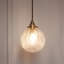 Luminaire suspendu moderne en verre et laiton Ribber-778976736