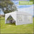 10FT Wedding Tent with 8 Removable Sidewalls-112385264