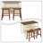 Tario 2 - Person Solid Wood Solid Wood Top Four Leg Dining Set