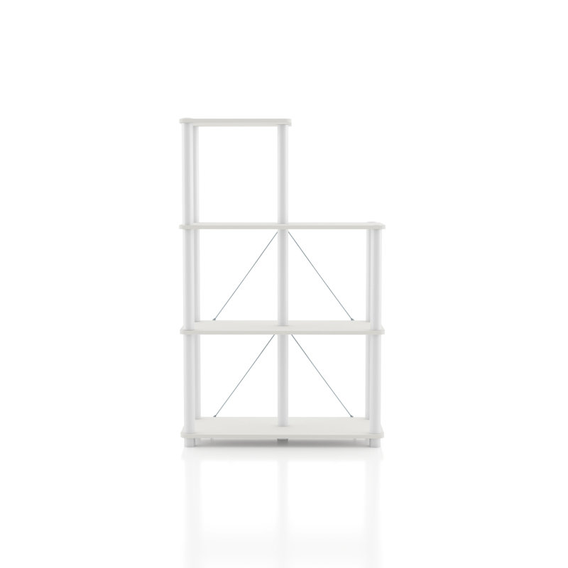 Étagère de rangement Terzenbach, Blanc, (5 tablettes) H 44,17 po x l 27,55 po x P 12 po