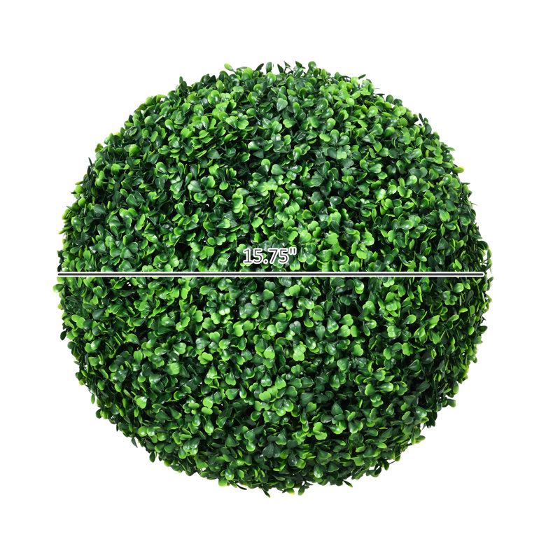 Boules artificielles 15,75 pouces, beauté à long terme 15,75 "statique - décor