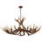 Rohrbach Candle Style Wagon Wheel Chandelier-238798685-193333468