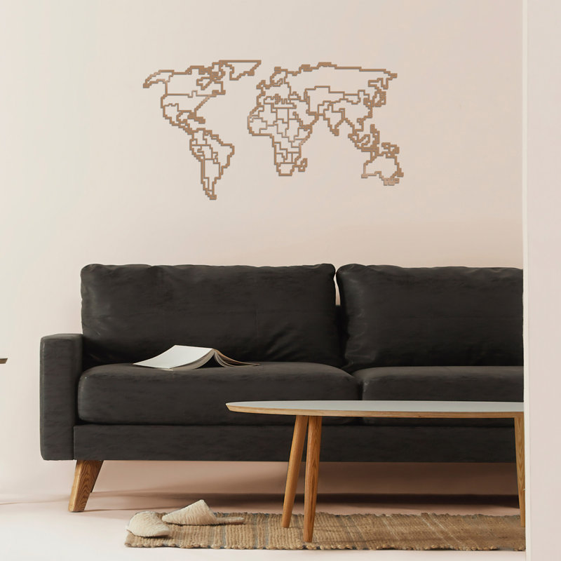 Transportation Wall Decor on Metal, Copper