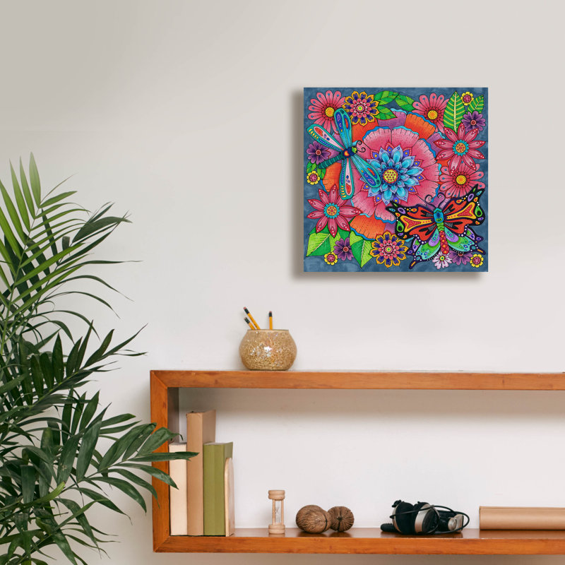 «Winged Things 17» par Hello Angel, H 12 po x l 12 po x P 0,75 po