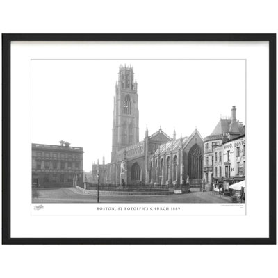 Boston, St Botolph's Church 1889 - Single Picture Frame Print