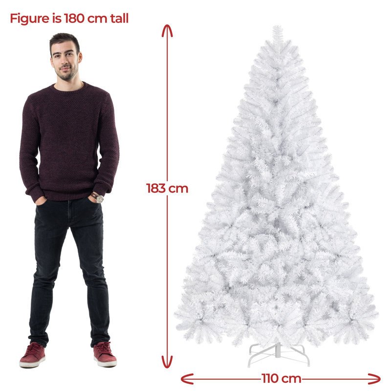 Annilee Cashmere Spruce Artificial Christmas Tree, 6'