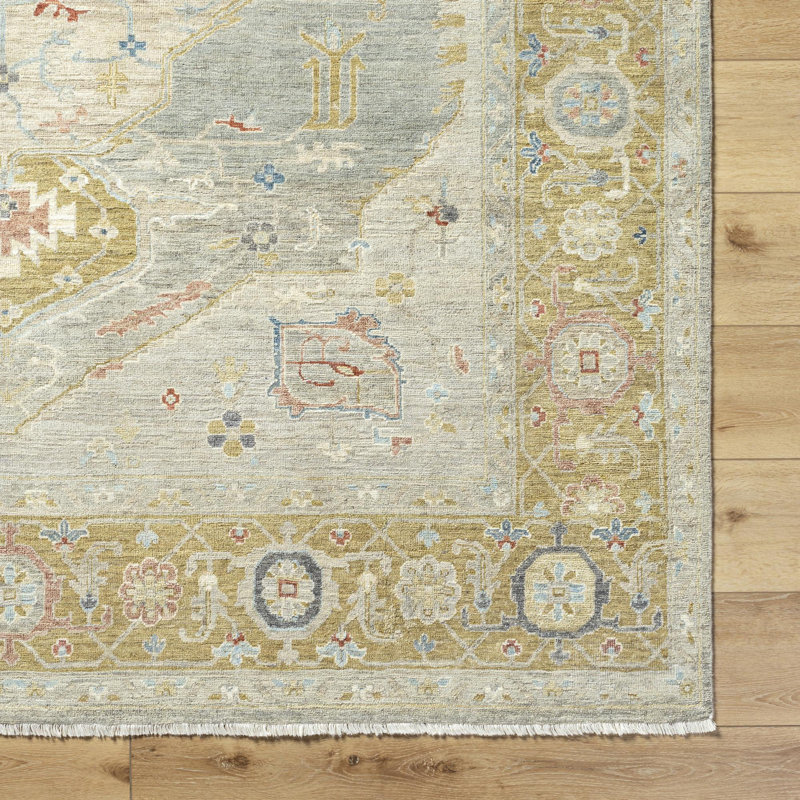 Rectangle Anatolia Wool Area Rug, Rectangle 2' x 3'