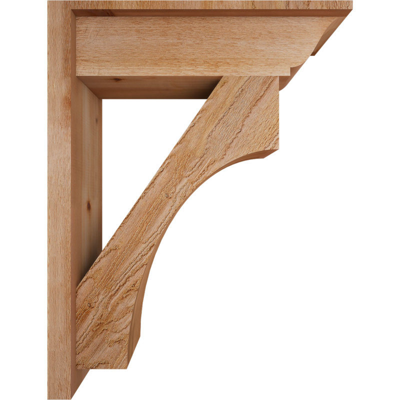 Persienne en bois Westlake, P 26 po x H 34 po, Cèdre rouge de l'Ouest de 8 po (sciage brut)