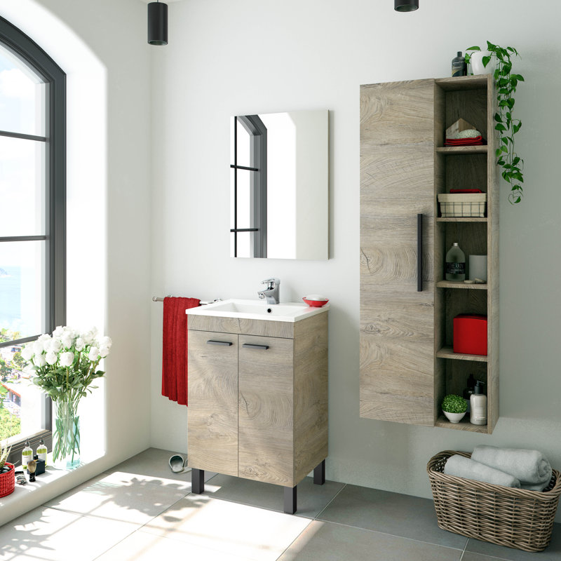 Arynn 500mm Wall Hung Standard Single Vanity Unit