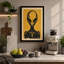 Alien Icon Retro - Wrapped Canvas-804368641-804368653