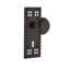 Craftsman Plate with Decorative Keyhole and Meadows Door Knob-127806231