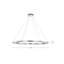 Stoker - Luminaire suspendu rond à DEL 36 pouces - Finition nickel poli - Cristal K9-965424280