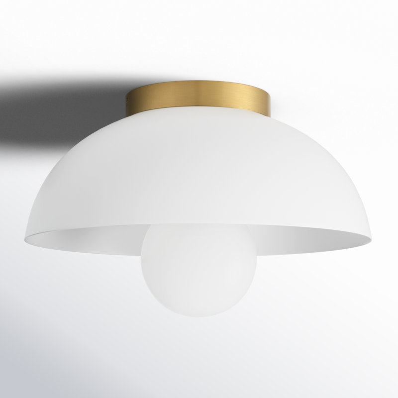 Kebo Flush Mount, Matte White