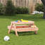 Raemoore Rectangular Outdoor Picnic Table , cm W cm D-356513889-356513888