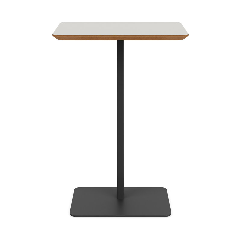 Plateau en stratifié à base d'acier Luxe, Gris anthracite, Folkstone Gray