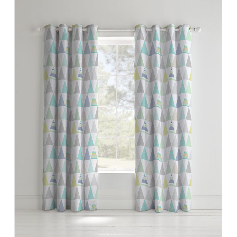 Scandi Geo Easy Care Duvet Cover Set, Double, Teal