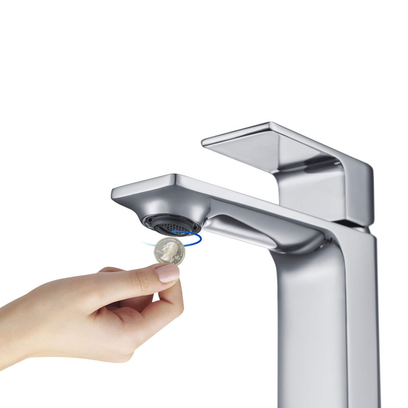 Mirage Single-handle Bathroom Faucet, Chrome, With Pop Up Drain