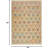 Washable Floral Boho Distressed Accent Non-Slip Entryway Living Room Low Pile Non-Shedding Thin Floor Carpet for Home Decor -1689813210