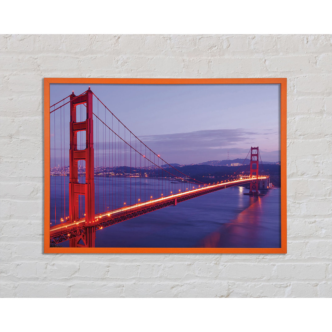 Anibelle Golden Gate Bridge Twilight - Einzelner Bilderrahmen Kunstdrucke