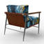 Curci - Chaise rembourrée Geode -1850984845