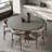 Italian style high-end round dining table sets-105967607