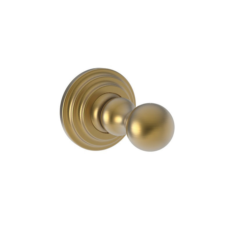 Astor Single Robe Hook, Satin Bronze (PVD)