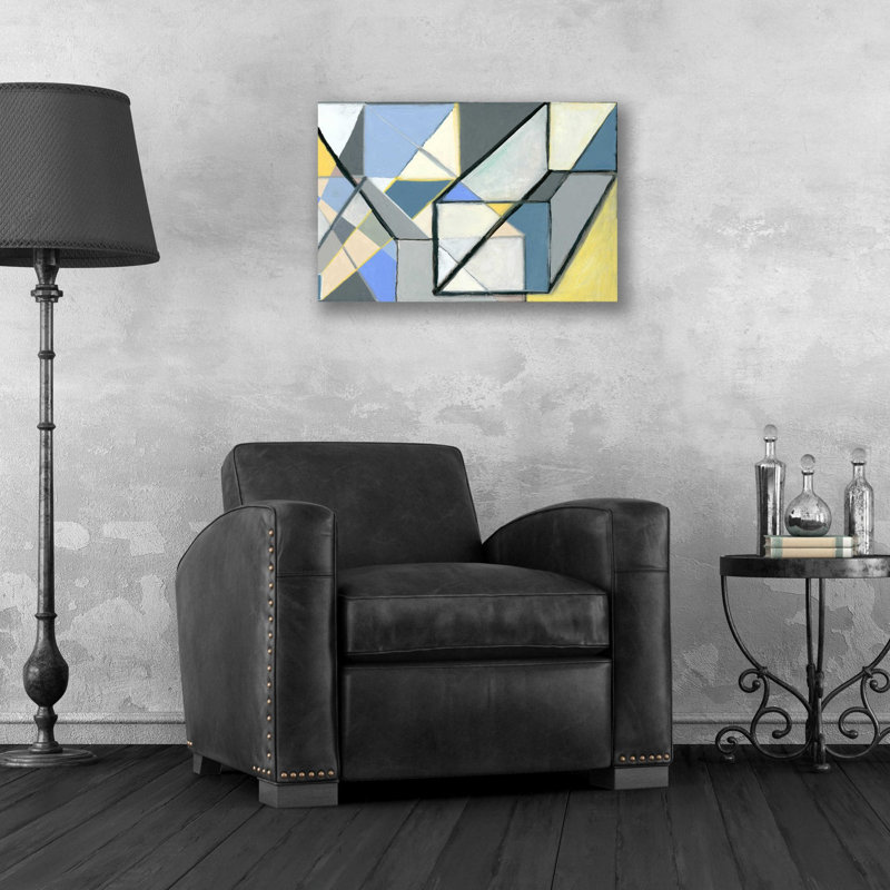 «Cuboïde» par Nikki Galapon, art mural en verre acrylique, H 16 po x l 24 po x P 0,2 po