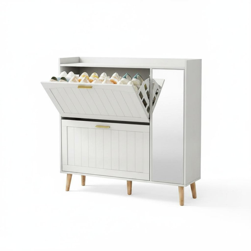 20 Pair Shoe Storage Cabinet