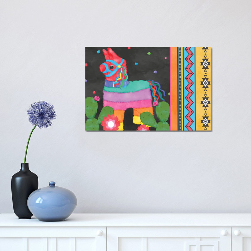 PiÃ±ata Party Collection A by Jade Reynolds - Wrapped Canvas Painting, 30.48 cm H x 45.72 cm W