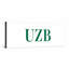 Ouzbékistan Drapeau Mondial Monogramme Diamant de Luxe — Bleu Blanc Vert — Tableau panoramique sur toile murale-590252372