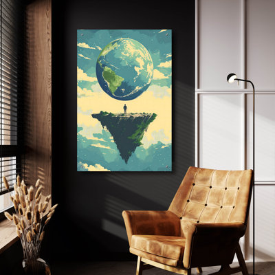 «Solitude» par Andreas Magnusson, art mural en verre acrylique, 24 po x 36 po