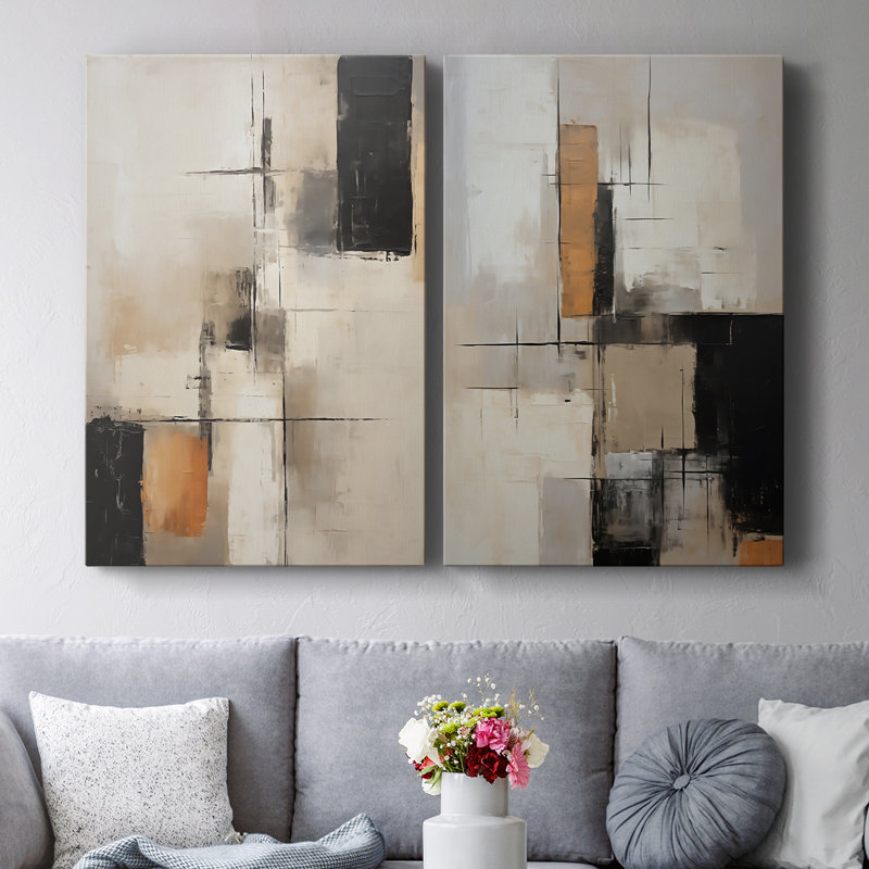 ABSTRACT Series CCCLXIV-Premium Gallery Wrapped Canvas -Ready to Hang, 27" H x 36" W