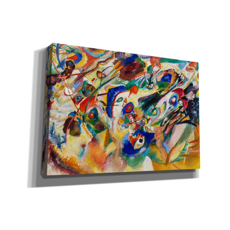 «Sketch 2 for Composition VII» par Wassily Kandinsky, art mural sur toile, H 18 po x l 26 po x P 0,75 po