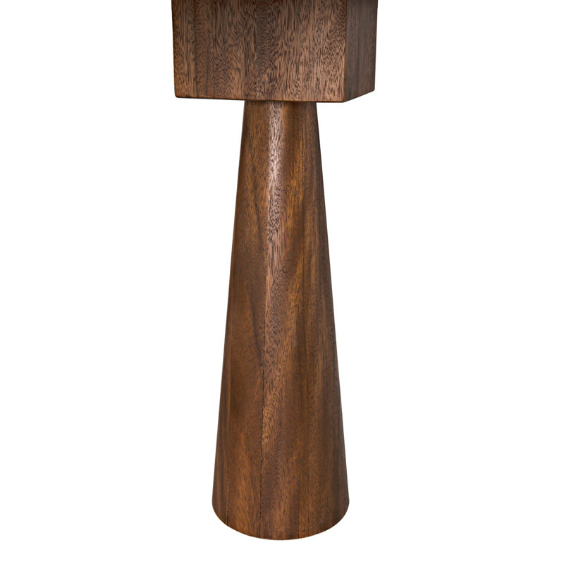 Hybrid Round Walnut Wood Dining Table
