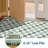8x10 Checkered Area Rug, Abstract Washable Soft Rugs for Living Room, Modern Geometric Non Slip Low Pile Carpet for Bedroom, Dining Room, Green-1429331541