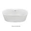 Adel 4 Freestanding Soaker Tub - Matte