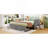 Twin Size Upholstered Daybed With Pop Up Trundle-1926263872
