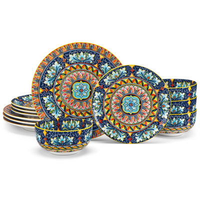 Piece Stoneware Dinnerware Set - Service for 4