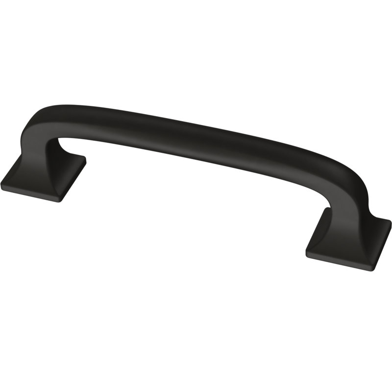 3" Center to Center Arch Pull, Matte Black, 3"
