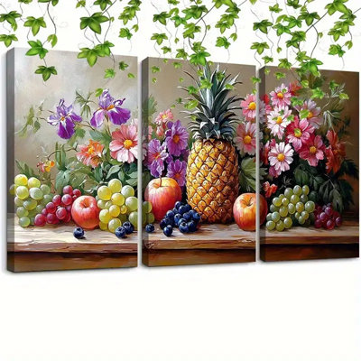 3 Piece Wrapped Canvas Painting