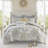 Isla Yellow Reversible 100% Cotton Floral 8-Piece Cal King Comforter Set-2064531949-2116381266