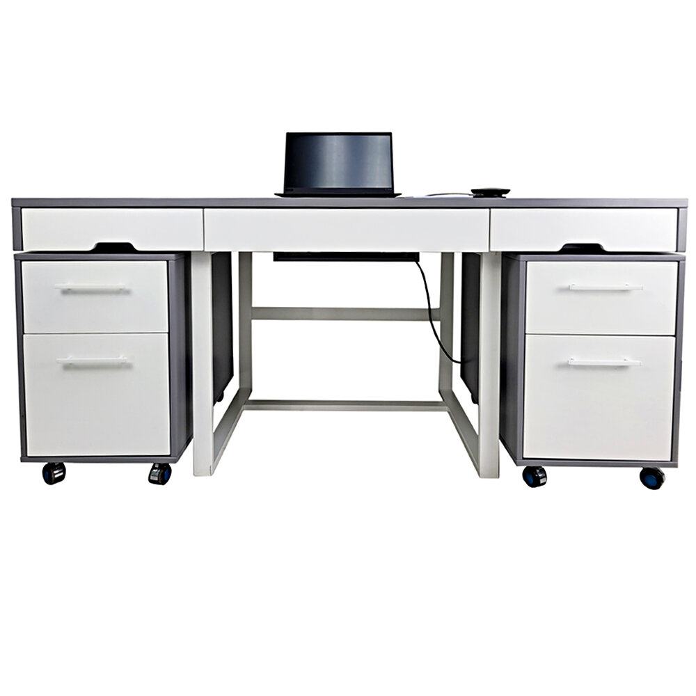 Extra Large Rectangular Writing Desk Latitude Run Color: Black