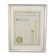 Metallic Silver Matte Picture Frame with Mat