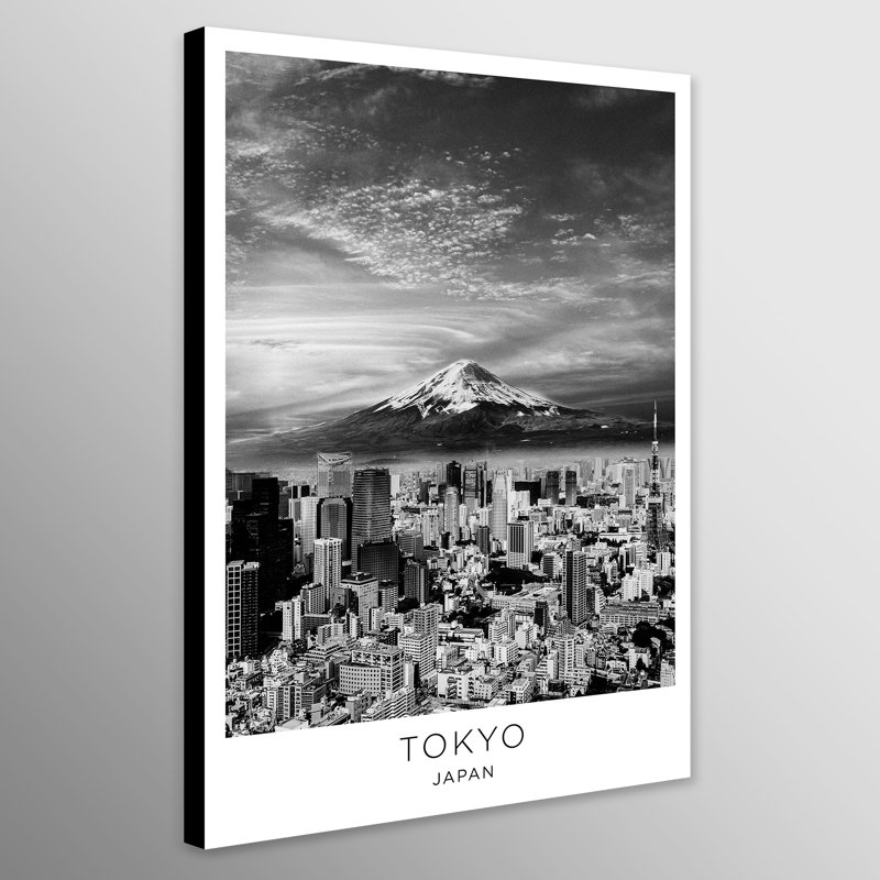 Tokyo City Japan - Wrapped Canvas Art Prints, 41cm H x 31cm W