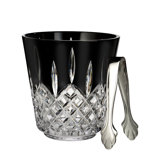 Lismore Black Ice Bucket & Tongs 80.4 fl oz