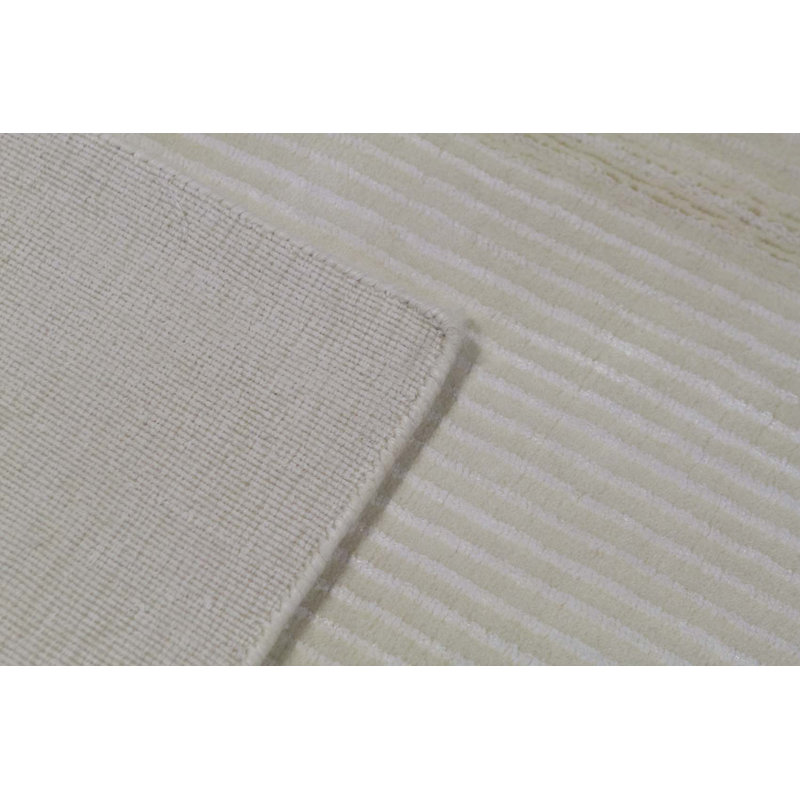 Tapis blanc de haute qualité noué à la main