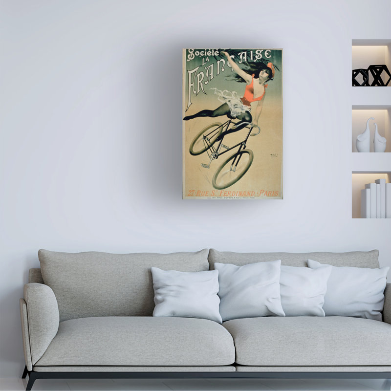 Art français sur toile, école française, H 19 po x l 12 po