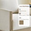Fauteuil d'appoint pivotant rembourré Zenda-668228826-668228805